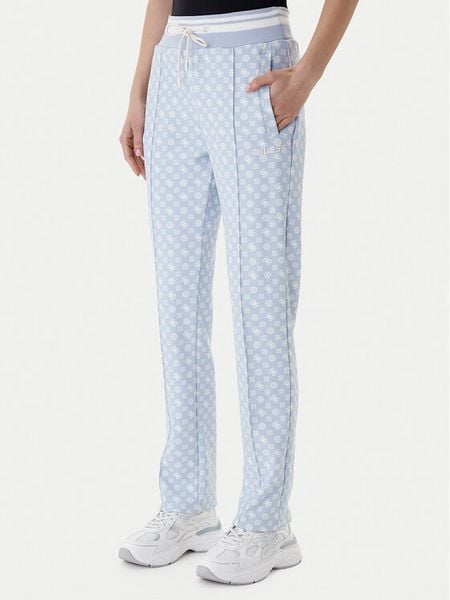 Guess Spodnie dresowe V5YB20 KB212 Błękitny Regular Fit. Niebieskie spodnie dresowe Guess, z aplikacjami, z dresówki. Za 399.99 zł.