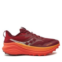 Buty do biegania Saucony. Czerwone buty do biegania Saucony, bez wzorów, bez zapięcia, do biegania. Za 479.99 zł.