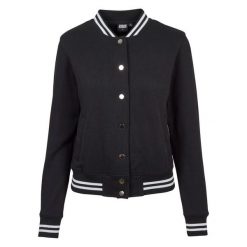 Kurtka damska teddy duże rozmiary miejska Classic college sweat. Czarne kurtki Urban Classics, na lato, xl, bez wzorów, z polaru, eleganckie, bez kaptura. Za 200.00 zł.