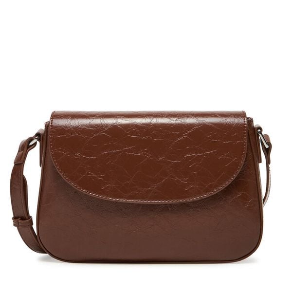 Torebka JENNY. Brązowe listonoszki Jenny, bez wzorów, bez dodatków. Za 109.99 zł.