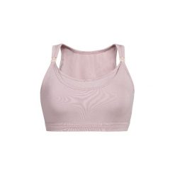 Top damski sportowy Teyli Maya. Czerwone biustonosze sportowe Teyli, bez wzorów, z bawełny, na fitness i siłownię. Za 129.99 zł.