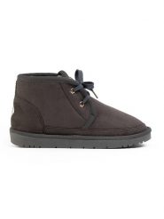 ISLAND BOOT Botki zimowe "Chimene" w kolorze antracytowym rozmiar: 39. Czarne botki Island Boot, bez wzorów, z materiału, bez obcasa, bez zapięcia. Za 125.25 zł.