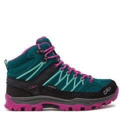 Trekkingi CMP. Niebieskie buty sportowe lifestyle CMP, bez wzorów, sportowe, bez zapięcia. Za 249.99 zł.