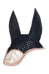 Krótki kapelusz dla koni HKM Rosegold Glitter. Białe kapelusze HKM, bez wzorów, z materiału, eleganckie. Za 164.00 zł.