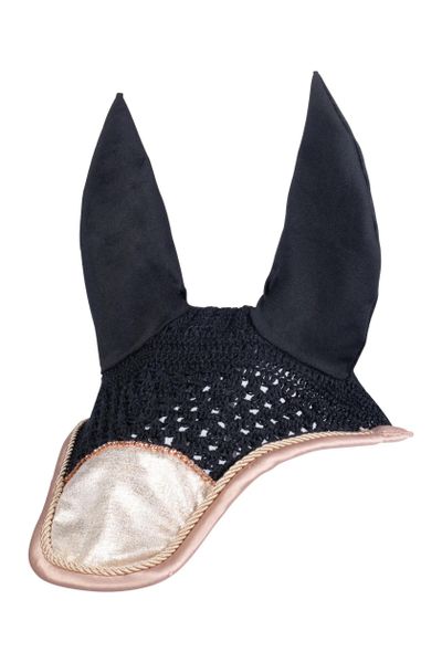 Krótki kapelusz dla koni HKM Rosegold Glitter. Białe kapelusze HKM, bez wzorów, z materiału, eleganckie. Za 168.00 zł.