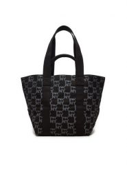 DKNY Torebka Heart Of Ny Medium Tote R41AGF02 Czarny. Czarne shopper bag DKNY, bez wzorów, z materiału, bez dodatków. Za 629.99 zł.