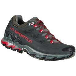 Buty sportowe La Sportiva Ultra Raptor II GTX damskie szare. Szare buty trekkingowe La Sportiva, z gore-texu, bez zapięcia. Za 907.35 zł.