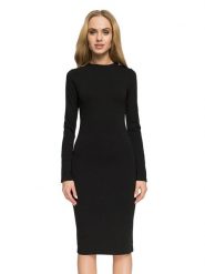 Stylove Sukienka w kolorze czarnym rozmiar: L. Czarne sukienki Stylove, l, bez wzorów, bez kołnierzyka, bez ramiączek, midi. Za 100.99 zł.