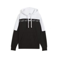 Damska bluza z kapturem Around the Block PUMA. Czarne bluzy z kapturem Puma, bez wzorów, z dzianiny, z kapturem, do biegania. W wyprzedaży za 124.00 zł.