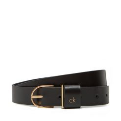 Pasek Damski Calvin Klein. Czarne paski Calvin Klein, bez wzorów. Za 219.99 zł.