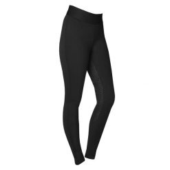 Legginsy jeździeckie damskie HORKA Helene. Czarne legginsy Horka, bez wzorów, z materiału. Za 350.00 zł.