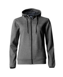 Clique Ottawa Women damska bluza z kapturem z poliestru szary melanż – grey. Szare bluzy CLIQUE, s, bez wzorów, z kapturem. Za 244.88 zł.