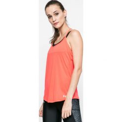 Under Armour - Top. Pomarańczowe topy sportowe Under Armour, l, bez wzorów, z dzianiny. W wyprzedaży za 99.90 zł.