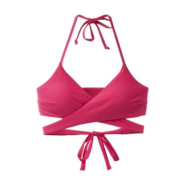 Top Bikini Palima Dla Kobiet. Czerwone bikini AQUAWAVE, bez wzorów, sportowe. Za 71.99 zł.