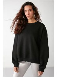 Happiness Istanbul Bluza w kolorze czarnym rozmiar: S. Czarne bluzy Happiness Istanbul, s, bez wzorów, bez kaptura. Za 122.96 zł.