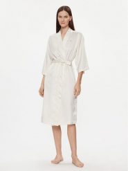 Tommy Hilfiger Szlafrok UW0UW05204 Écru. Szlafroki damskie Tommy Hilfiger, m, bez wzorów, z syntetyku, bez ramiączek. Za 219.99 zł.