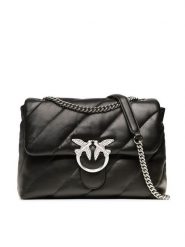 Pinko Torebka Love Big Puff Cl PE 23 PLTT 100037 A0F2 Czarny. Czarne listonoszki Pinko, bez wzorów, ze skóry, bez dodatków. Za 2,189.00 zł.