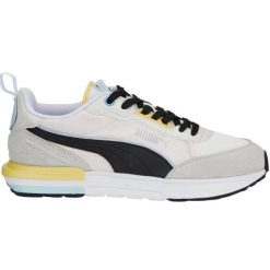 Buty Puma R22 383462 17 szare. Szare buty treningowe bez wzorów, z gumy, bez zapięcia. Za 362.46 zł.