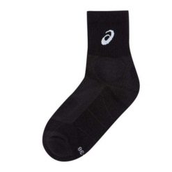 Skarpety Do Siatkówki Unisex Dla Dorosłych Z Logo. Czarne skarpetki ASICS, bez wzorów. Za 64.99 zł.