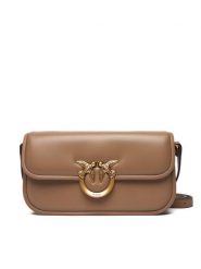 PINKO Torebka Love Box Baguette Al 25-26 PLTT 105083 A26L Brązowy. Brązowe torebki klasyczne Pinko, bez wzorów, ze skóry, bez dodatków. Za 1,649.00 zł.