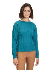 Betty Barclay Sweter w kolorze turkusowym rozmiar: 48. Niebieskie swetry Betty Barclay, bez wzorów, bez ramiączek. Za 130.99 zł.