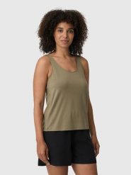 Les Lunes Top "Nelaa" w kolorze khaki rozmiar: XS. Brązowe topy Les Lunes, xs, bez wzorów, bez kołnierzyka, bez ramiączek. Za 82.99 zł.
