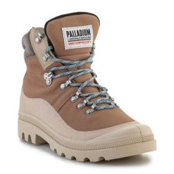 Buty Palladium Pallabrousse Hkr Wp+ 98840-254 beżowy. Brązowe buty treningowe na zimę, bez wzorów, z gumy, bez zapięcia. Za 998.85 zł.