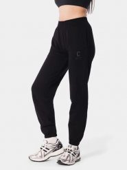 Carpatree Spodnie dresowe "Varsity" w kolorze czarnym rozmiar: S. Czarne spodnie dresowe Carpatree, bez wzorów, z bawełny. Za 124.11 zł.