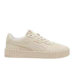 Buty Puma Carina 3.0 Sd 400721 03 beżowe beżowy. Brązowe buty treningowe bez wzorów, z gumy, bez zapięcia. Za 396.48 zł.