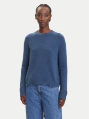 BOSS Sweter Febisan 50478315 Niebieski Regular Fit. Niebieskie swetry Boss, l, bez wzorów, z wełny, bez ramiączek. Za 799.99 zł.