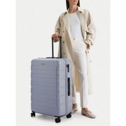 Walizka duża GINO ROSSI. Szare walizki Gino Rossi, duże. Za 299.99 zł.