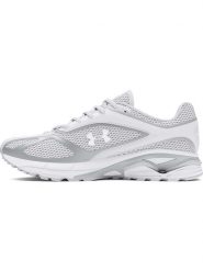 Under Armour Skórzane buty w kolorze szarym do biegania rozmiar: 41. Szare buty do biegania Under Armour, bez wzorów, z materiału, bez zapięcia, do biegania. Za 289.88 zł.