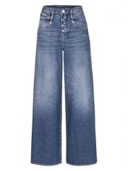 Herrlicher Dżinsy "Shyra" - Palazzo fit - w kolorze niebieskim rozmiar: W32/L32. Niebieskie jeansy Herrlicher, l, bez wzorów, klasyczne. Za 208.99 zł.