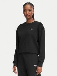 HUGO Bluza Damaswee_B 50571605 Czarny Loose Fit. Czarne bluzy Hugo, xl, bez wzorów, z bawełny, bez ramiączek, bez kaptura. Za 349.99 zł.
