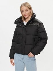 S.Oliver Kurtka puchowa 2136955 Czarny Regular Fit. Czarne kurtki S.Oliver, na zimę, s, bez wzorów, z puchu, bez kaptura. Za 339.99 zł.