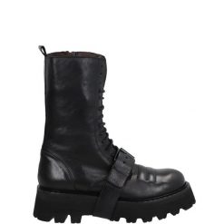 CZARNE BOTKI 4785F VITEL NERO. Czarne botki Venezia, bez wzorów, ze skóry, bez obcasa, bez zapięcia. Za 329.00 zł.