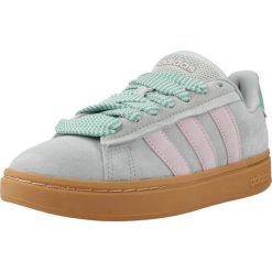 Buty ADIDAS GRAND COURT ALPHA 0 Zielony. Zielone buty trekkingowe adidas, z tkaniny, bez zapięcia. Za 385.70 zł.