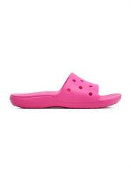 Crocs Klapki "Classic" w kolorze różowym rozmiar: 36/37. Różowe klapki Crocs, bez wzorów, klasyczne, z otwartym noskiem, bez obcasa, bez zapięcia. Za 69.58 zł.