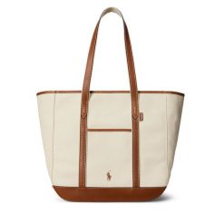 Torebka Polo Ralph Lauren. Shopper bag Polo Ralph Lauren, bez wzorów, bez dodatków. Za 1,299.00 zł.