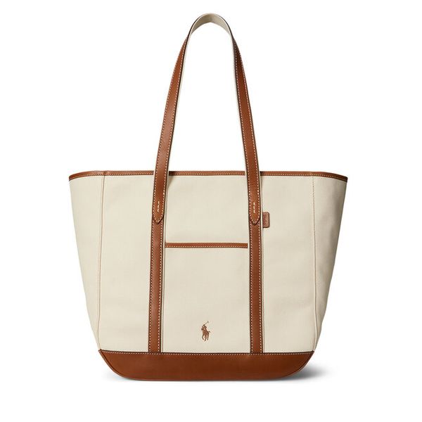Torebka Polo Ralph Lauren. Shopper bag Polo Ralph Lauren, bez wzorów, bez dodatków. Za 1,299.00 zł.