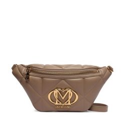 Nerka LOVE MOSCHINO. Brązowe nerki i saszetki Love Moschino, bez wzorów, bez dodatków. Za 919.99 zł.