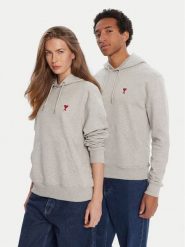 AMI Paris Bluza BFUSW235.730 Szary Regular Fit. Szare bluzy AMI PARIS, m, bez wzorów, z bawełny, bez ramiączek, bez kaptura. Za 1,059.00 zł.