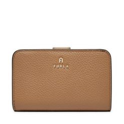 Duży Portfel Damski Furla. Brązowe portfele Furla, bez wzorów. Za 729.99 zł.