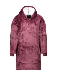 Geographical Norway Bluza polarowa "Uddy" w kolorze bordowym rozmiar: S. Czerwone bluzy z kapturem Geographical Norway, s, bez wzorów, z polaru, bez kaptura. Za 104.89 zł.