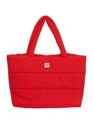 MOSS COPENHAGEN Shopper bag w kolorze czerwonym - 54 x 32 cm rozmiar: onesize. Czerwone shopper bag Moss Copenhagen, bez wzorów, z materiału, na ramię, bez dodatków. Za 154.43 zł.