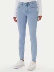 Calvin Klein Jeans Jeansy LV047E617G Niebieski Skinny Fit. Niebieskie jeansy Calvin Klein Jeans, bez wzorów, z bawełny. Za 409.99 zł.