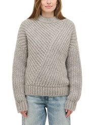 Mustang Sweter w kolorze szarym rozmiar: XL. Szare swetry Mustang, xl, bez wzorów, ze splotem, bez ramiączek. Za 253.54 zł.