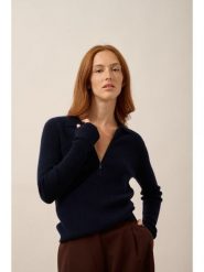 Just Cashmere Kaszmirowy sweter "Kristjan" w kolorze granatowym rozmiar: S. Niebieskie swetry Just Cashmere, s, bez wzorów, z kaszmiru, bez ramiączek. Za 434.99 zł.