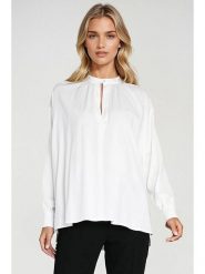 Nife Bluzka w kolorze białym rozmiar: 40/42. Białe bluzki Nife, bez wzorów, bez kołnierzyka, bez ramiączek. Za 134.85 zł.