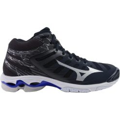 Buty sportowe Mizuno Wave Voltage Mid. Czarne buty sportowe lifestyle Mizuno, bez wzorów, z syntetyku, bez zapięcia, mizuno wave. W wyprzedaży za 390.00 zł.
